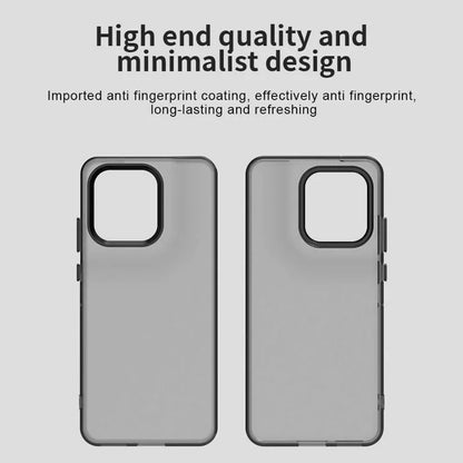 Mattapintainen suojakuori Motorola Edge 60 Neo 5G / 50 Neo 5G / S50 5G / ThinkPhone 25 5G puhelimille – PC+TPU+PET Anti-Drop -puhelimen takakansi – musta