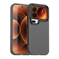 Xiaomi 17 Pro Case PC + TPU + PET Matte Anti-Drop Phone Back Cover - Black
