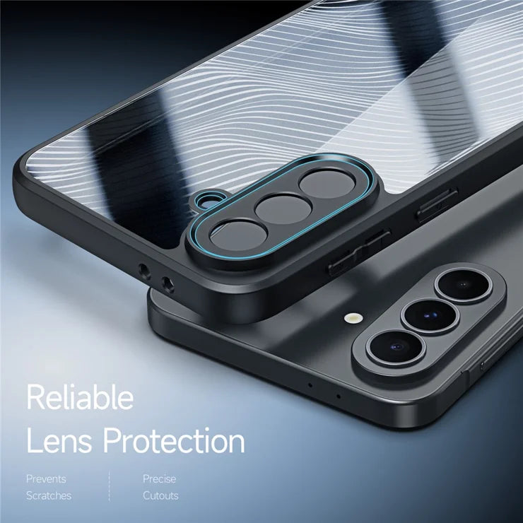 DUX DUCIS For Samsung Galaxy A37 5G Case Aimo Series TPU+PC Matte Drop-proof Phone Cover (REACH Certification) - Black