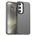 Samsung Galaxy S25 / S24 Case PC+TPU+PET Matte Anti-Drop Phone Back Cover - Black