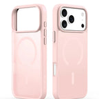 DUX DUCIS Yind Series For iPhone 17 Pro Case TPU + PC Matte Phone Cover Compatible with MagSafe - Light Pink
