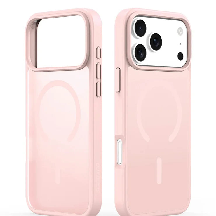 DUX DUCIS Yind Series For iPhone 17 Pro Case TPU + PC Matte Phone Cover Compatible with MagSafe - Light Pink