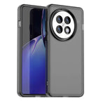 OnePlus 13 Case PC+TPU+PET Matte Anti-Drop Phone Back Cover - Black