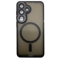 Samsung Galaxy S25+ Case Compatible with MagSafe Skin-Touch PC + TPU Phone Cover - Black