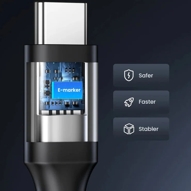 UGREEN 15177 1.5m PD 100W Fast Charging USB C to USB C Cable for iPhone / Macbook / iPad Data Wire