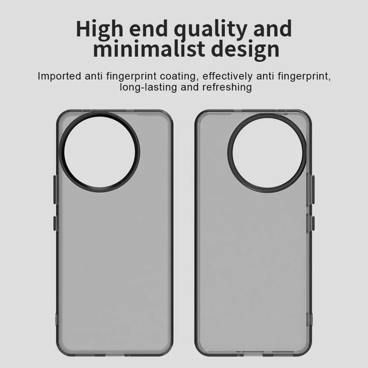 Xiaomi 14 Civi 5G / Civi 4 Pro 5G Case PC+TPU+PET Matte Anti-Drop Phone Back Cover - Black