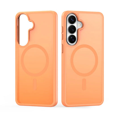 DUX DUCIS For Samsung Galaxy S26 Magnetic Case  Yind Series PC+TPU Phone Cover - Orange
