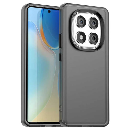 Xiaomi Redmi Note 14 Pro 4G -kotelo PC + TPU + PET mattapintainen pudotuksenkestävä puhelimen takakansi - musta