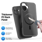 DUX DUCIS For iPhone 17 Case Yind Series PC+TPU Phone Cover Compatible with MagSafe - Black