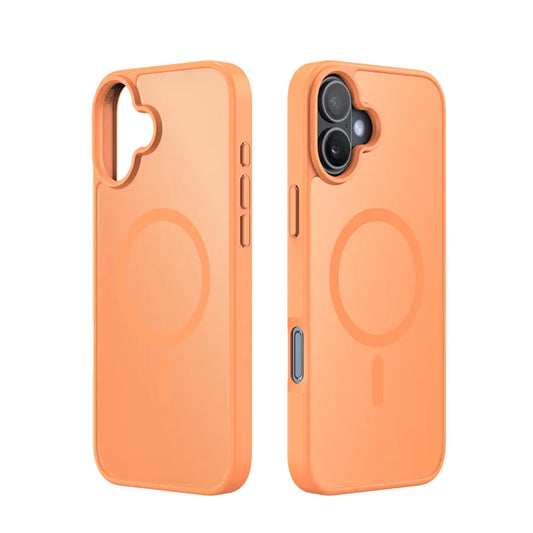 DUX DUCIS iPhone 17 -kuoret, Yind-sarjan PC+TPU-puhelinkuoret, yhteensopiva MagSafen kanssa - Oranssi
