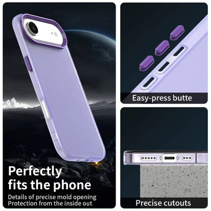 iPhone Air Case PC + TPU + PET Mat Anti-Drop Telefonbagside - Lilla