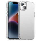 iPhone 15 Plus / 14 Plus Case PC+TPU+PET Matte Anti-Drop Phone Back Cover - White