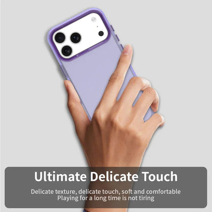 iPhone 17 Pro Case PC + TPU + PET Matte Anti-Drop Phone Back Cover - Purple