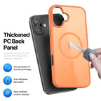 DUX DUCIS For iPhone 17 Case Yind Series PC+TPU Phone Cover Compatible with MagSafe - Orange