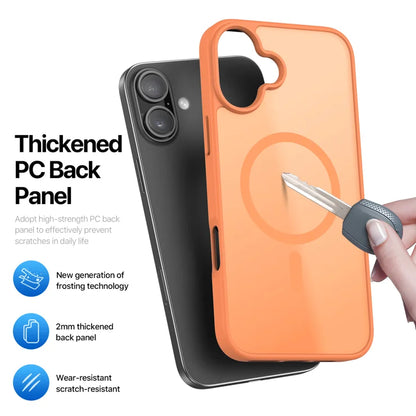 DUX DUCIS For iPhone 17 Case  Yind Series PC+TPU Phone Cover Compatible with MagSafe - Orange