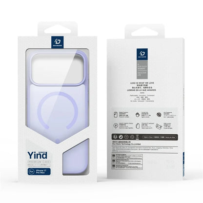 DUX DUCIS Yind Series til iPhone 17 Pro TPU + PC mat telefoncover kompatibel med MagSafe - Lyslilla