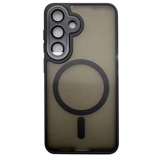 Samsung Galaxy S26 Case Compatible with MagSafe Skin-Touch PC + TPU Phone Cover - Black