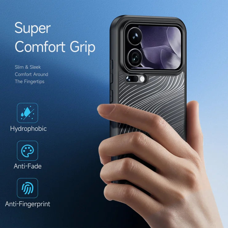 DUX DUCIS For Xiaomi 17 Pro Case  Aimo Series TPU+PC Matte Drop-proof Phone Cover (REACH Certification) - Black