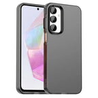 Samsung Galaxy A35 5G Case PC+TPU+PET Matte Anti-Drop Phone Back Cover - Black