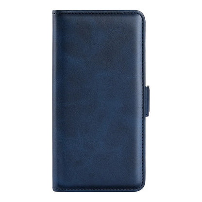 For iPhone 17 Pro Max Case Calf Texture Leather Wallet Phone Cover - Blue