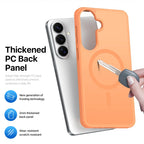 DUX DUCIS For Samsung Galaxy S26+ Magnetic Case Yind Series PC+TPU Phone Cover - Orange