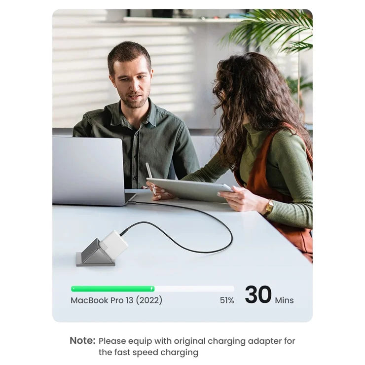 UGREEN 15177 1.5m PD 100W Fast Charging USB C to USB C Cable for iPhone / Macbook / iPad Data Wire