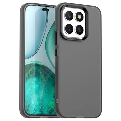 Honor X8c 4G Case PC + TPU + PET Matte Anti-Drop Phone Back Cover - Black