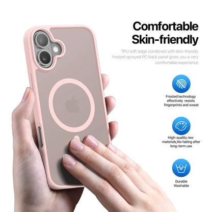 DUX DUCIS For iPhone 17 Case  Yind Series PC+TPU Phone Cover Compatible with MagSafe - Light Pink