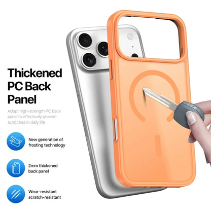 DUX DUCIS Yind Series For iPhone 17 Pro Case TPU + PC Matte Phone Cover Compatible with MagSafe - Orange