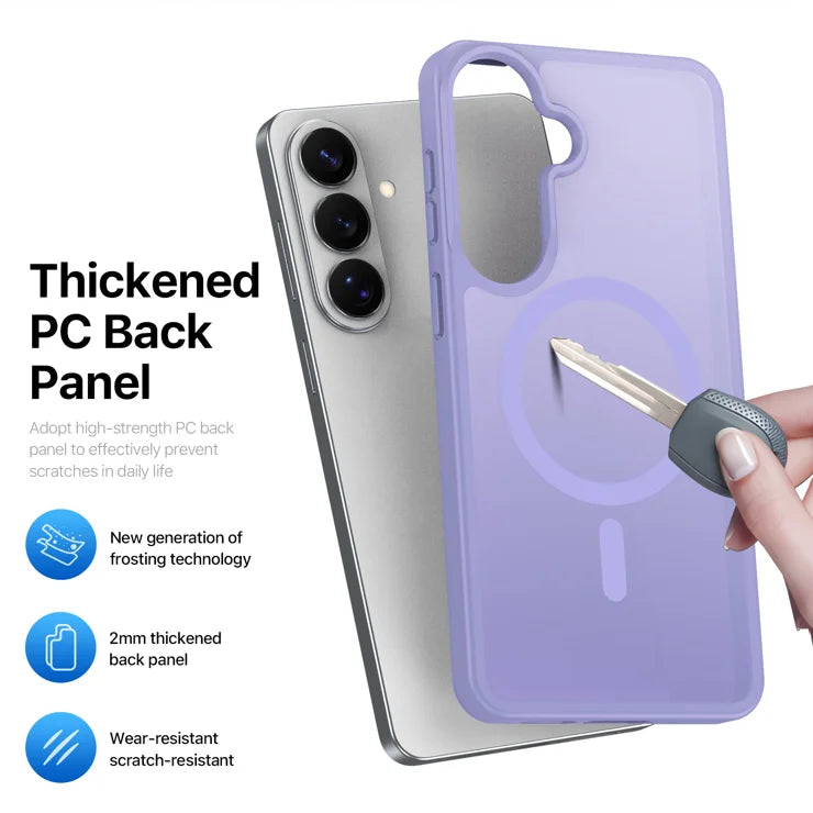 DUX DUCIS For Samsung Galaxy S26 Magnetic Case Yind Series PC+TPU Phone Cover - Light Purple