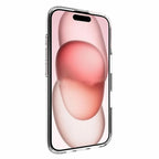 iPhone 16 Non-Slip TPU Phone Case Watermark-Free Glossy Anti-Scratch Clear Phone Cover