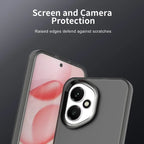 Honor 400 5G (Global) Case PC + TPU + PET Matte Anti-Drop Phone Back Cover - Black
