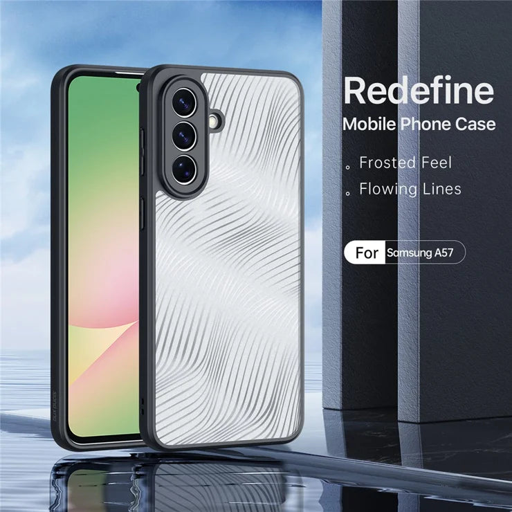 DUX DUCIS Til Samsung Galaxy A57 5G Cover Aimo Serie TPU+PC Mats Drop-proof Telefoncover (REACH Certificering) - Sort