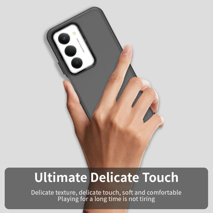 Xiaomi Redmi 15 5G (Global) (169mm) Case PC + TPU + PET Matte Anti-Drop Phone Back Cover - Black