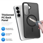 DUX DUCIS For Samsung Galaxy S26+ Magnetic Case Yind Series PC+TPU Phone Cover - Black