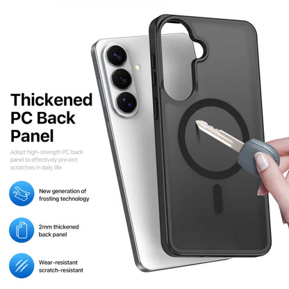 DUX DUCIS For Samsung Galaxy S26+ Magnetic Case  Yind Series PC+TPU Phone Cover - Black