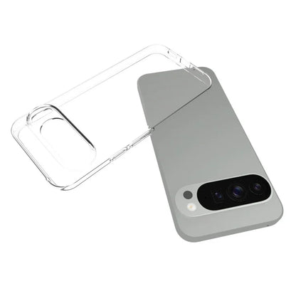 Til Google Pixel 10 Pro XL Gennemsigtigt Telefoncover Vandmærkeresistent TPU Bagcover