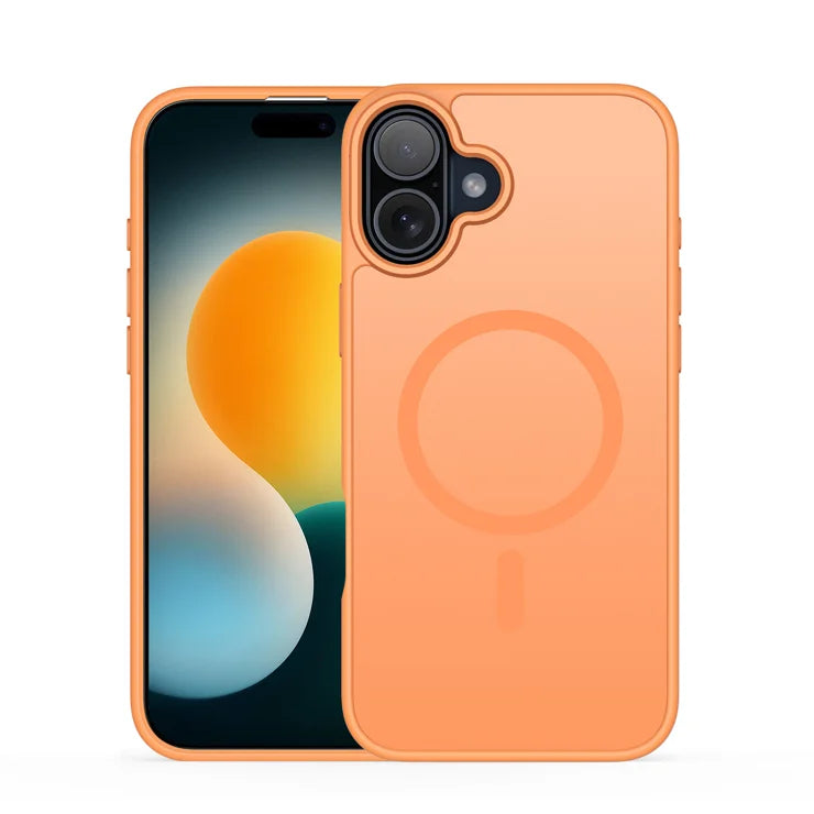 DUX DUCIS For iPhone 17 Case  Yind Series PC+TPU Phone Cover Compatible with MagSafe - Orange