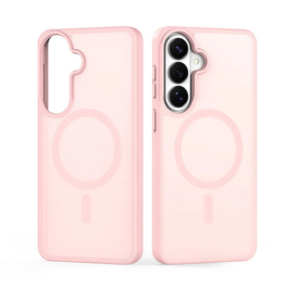 DUX DUCIS For Samsung Galaxy S26+ Magnetic Case  Yind Series PC+TPU Phone Cover - Light Pink