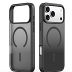 DUX DUCIS Yind Series For iPhone 17 Pro Max Case TPU + PC Matte Phone Cover Compatible with MagSafe - Black