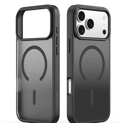 DUX DUCIS Yind Series For iPhone 17 Pro Max Case TPU + PC Matte Phone Cover Compatible with MagSafe - Black