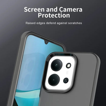 Xiaomi Redmi 15C 5G (EU) (173mm)  /  15C 4G (EU) (173mm) PC + TPU + PET Matte Anti-Drop Phone Back Cover - Black