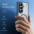 DUX DUCIS For Samsung Galaxy Z Fold7 5G Case Aimo Series Magnetic Case PC+TPU Slim Cover (REACH Certification) - Black