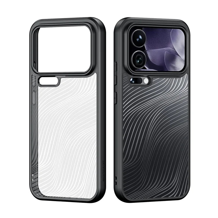 DUX DUCIS For Xiaomi 17 Pro Case Aimo Series TPU+PC Matte Drop-proof Phone Cover (REACH Certification) - Black