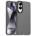 Samsung Galaxy S25 Edge Case PC + TPU + PET Matte Anti-Drop Phone Back Cover - Black