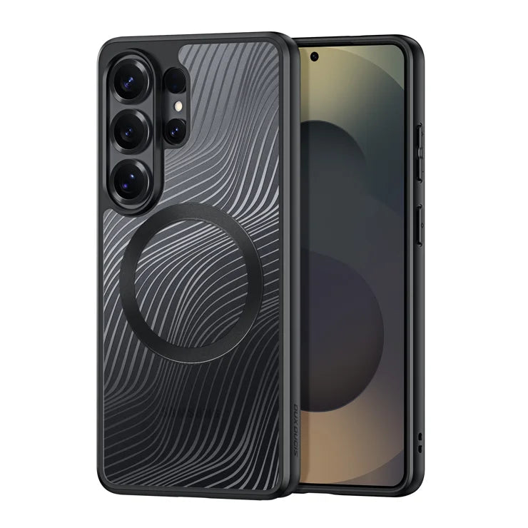 DUX DUCIS For Samsung Galaxy S26 Ultra Magnetic Case Aimo Series PC+TPU Slim Cover (REACH Certification) - Black
