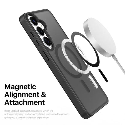 DUX DUCIS For Samsung Galaxy S26 Magnetic Case  Yind Series PC+TPU Phone Cover - Black
