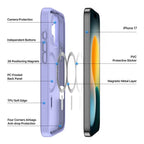 DUX DUCIS For iPhone 17 Case Yind Series PC+TPU Phone Cover Compatible with MagSafe - Light Purple