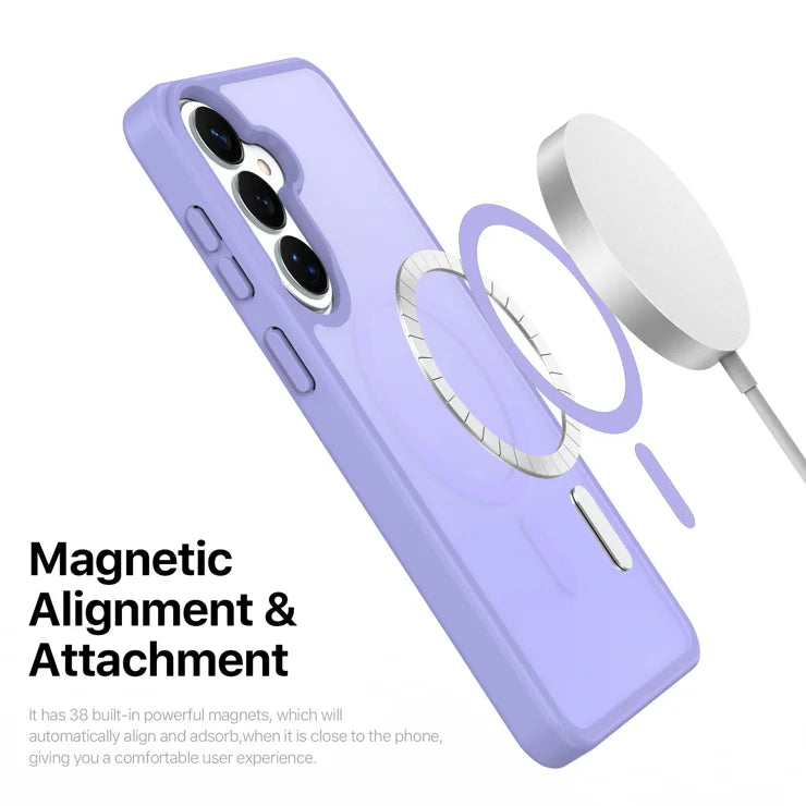 DUX DUCIS For Samsung Galaxy S26 Magnetic Case  Yind Series PC+TPU Phone Cover - Light Purple