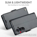 CASEME For Samsung Galaxy S26+ Case 023 Series RFID Blocking Glossy Stand Phone Cover - Black